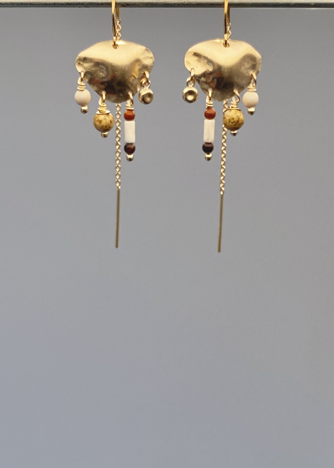 Leleah, earring Gretha creme - Afbeelding 2