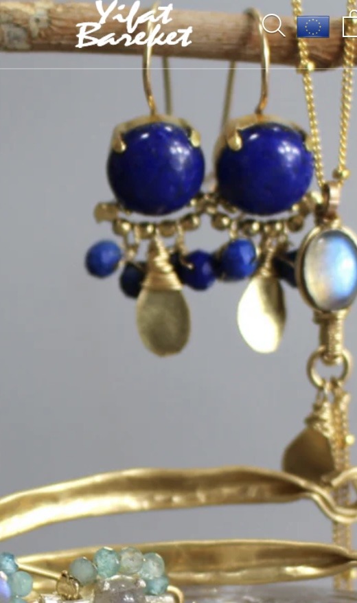Lo, oorsieraad Lapis Lazuli - Afbeelding 3