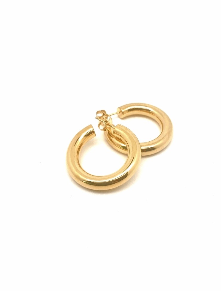 Eva, chunky hoop glans
