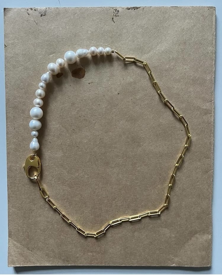 Jane, collier parels - Afbeelding 2