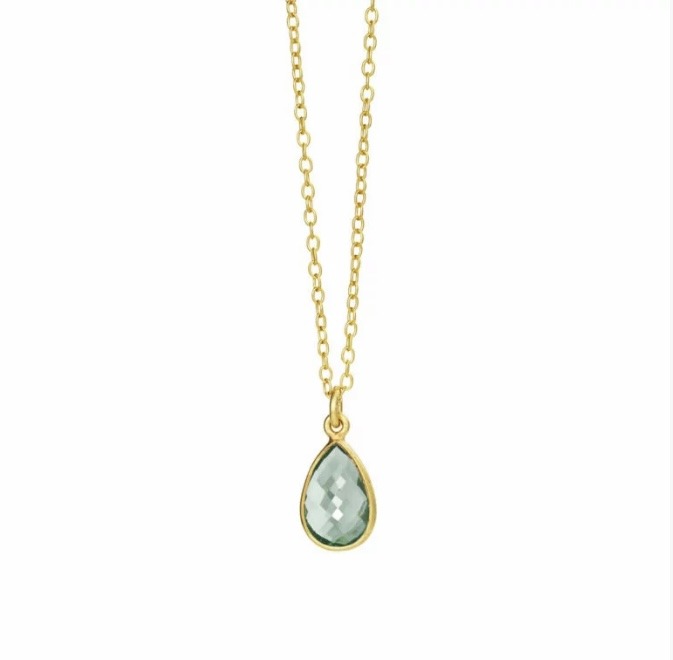 Atla, collier prasioliet